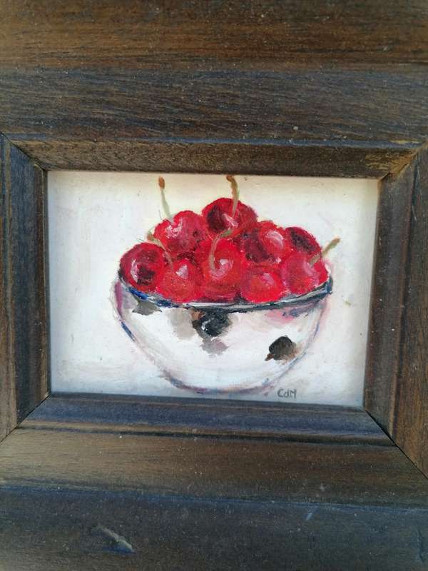 Original Charles van der merwe minature paint