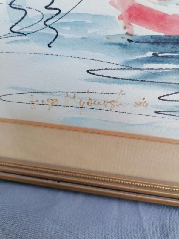 Original Hugo myburgh drawing