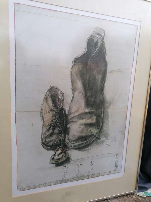 Shoes Oslo by Horst Janssen print