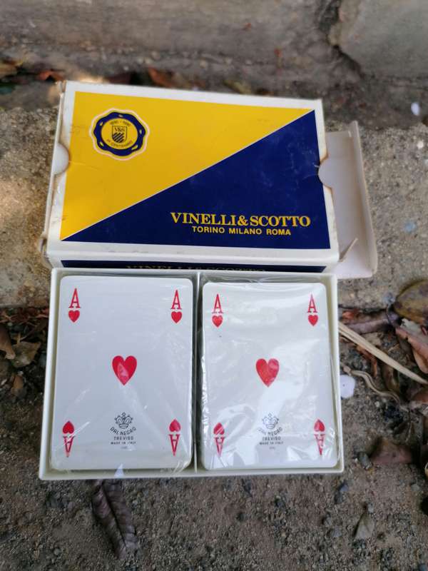 Unused VINELLI & SCOTTO TORINO MILANO ROMA card set