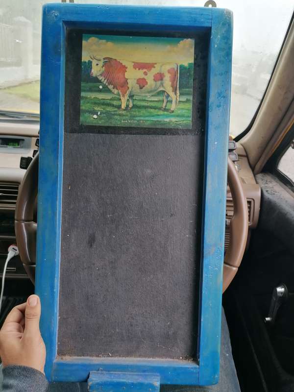 Black drawing board for kitchen