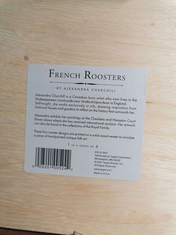 Alexandra Churchill French Roosters