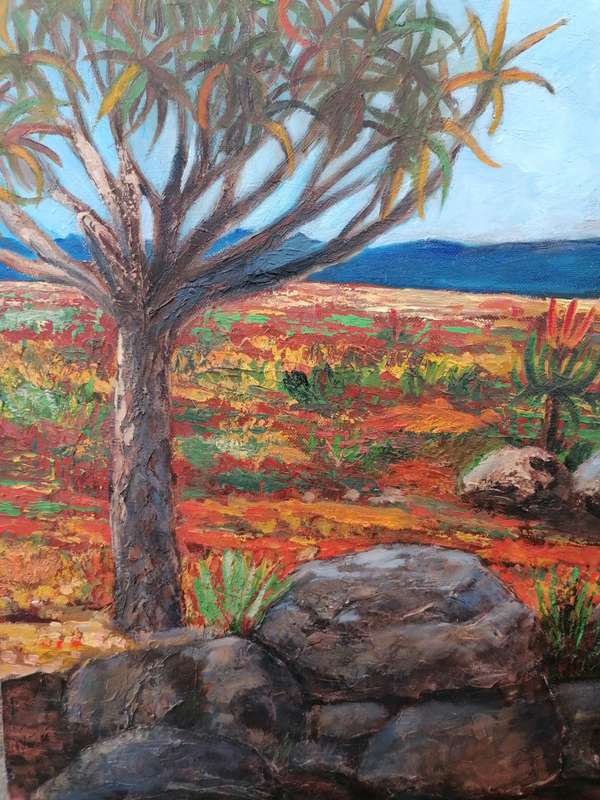 Original Gail du Plessis painting. 50cm x 60cm