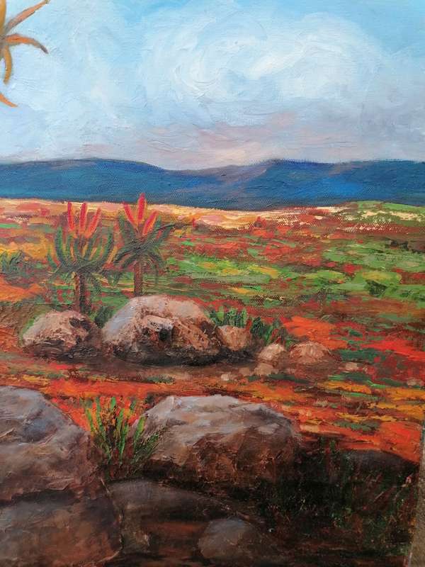 Original Gail du Plessis painting. 50cm x 60cm