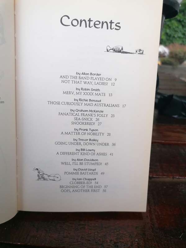 Ashes - Battles and Bellylaughs 1990 1st Ed. HC Book
