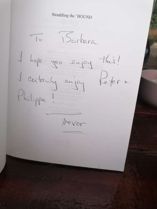 Straddling The 'Hound: The Curious Charms of Long-Distance Bus Travel Book by Trevor Watson signed