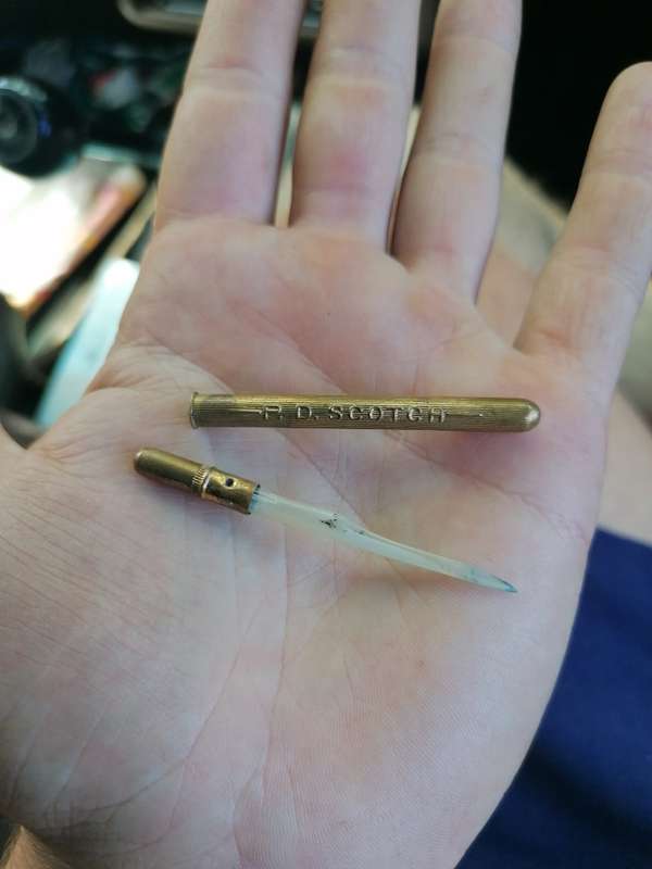 Vintage pocket ink pen