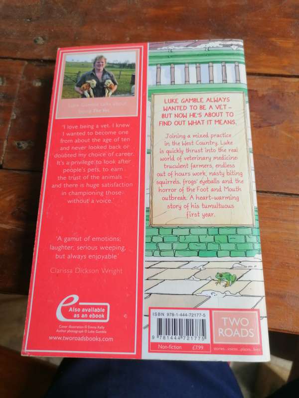 The Vet 1: My Wild and Wonderful Friends Book by Luke Gamble