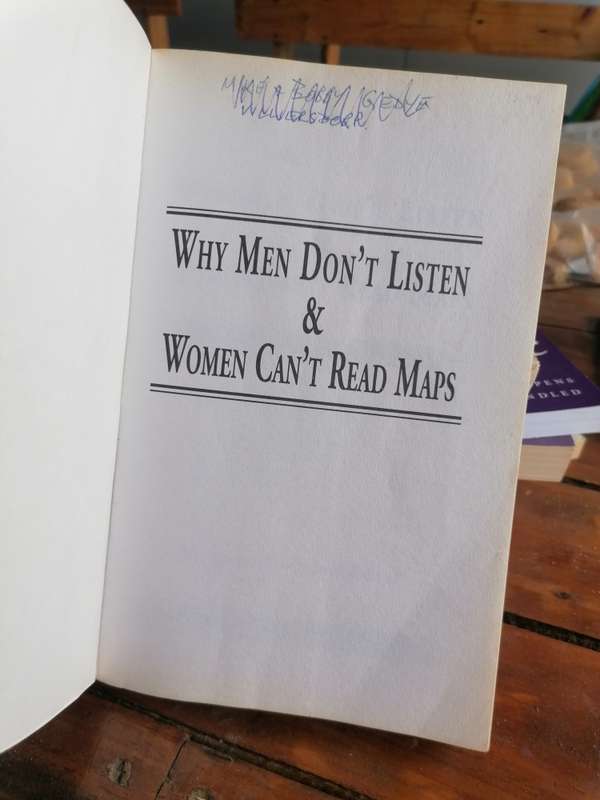 Why men don`t listen & Women can`t read maps
