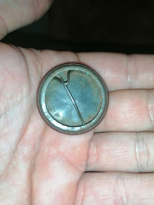 1937 coronation souvenir pin