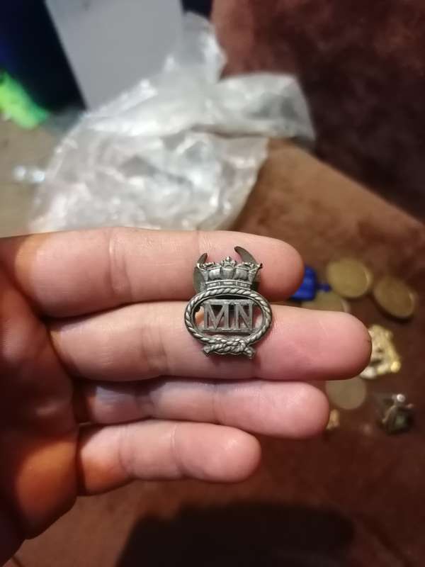 WW1 Merchant Navy Lapel Badge.