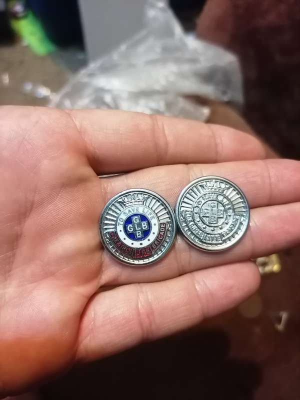 Vintage The Girls Life Brigade GLB Members pins