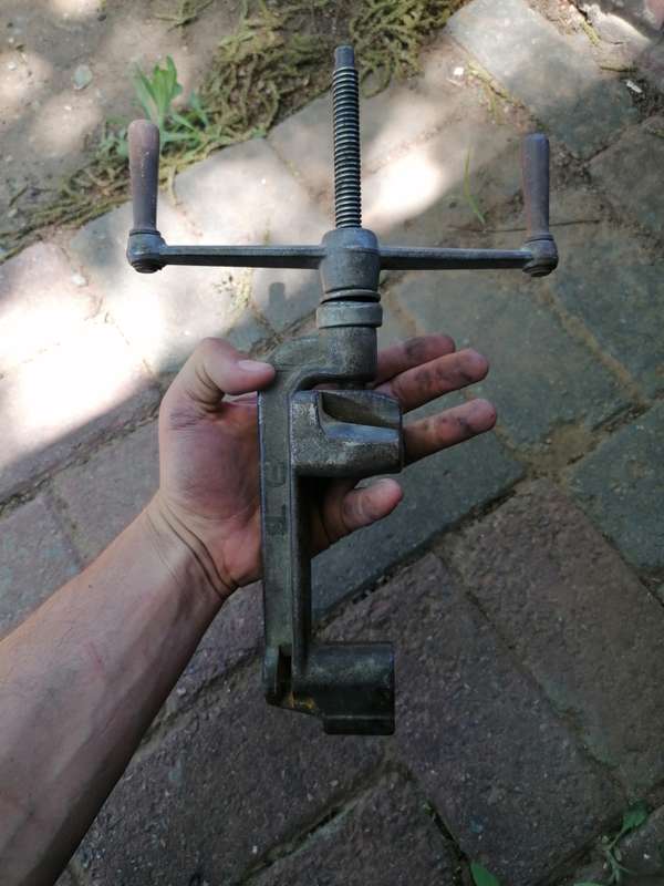 Vintage strapping tool