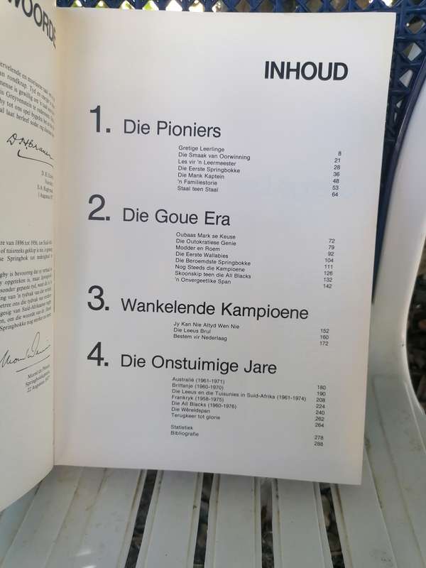 SPRINGBOK SAGE DIE VERHAAL IN BEELD 1891 TOT VANDAG DEUR CHRIS GREYVENSTEIN