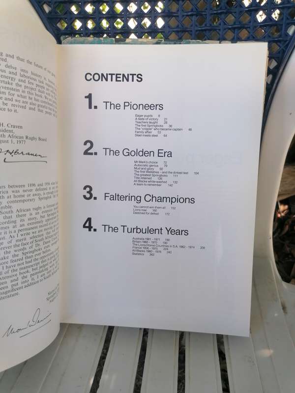 SPRINGBOK SAGA S PICTORIAL HISTORY FROM 1891 BY CHRIS GREYVENSTEIN
