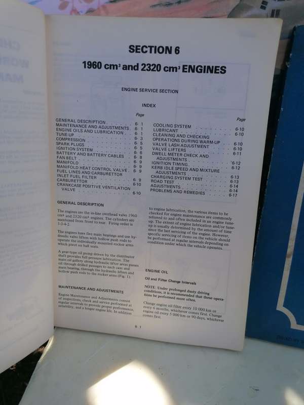 Chevair werkswinkel handleiding deel 2 /Chevair workshop manual