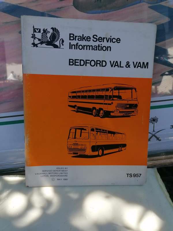 Brake service Bedford val&vam 1969