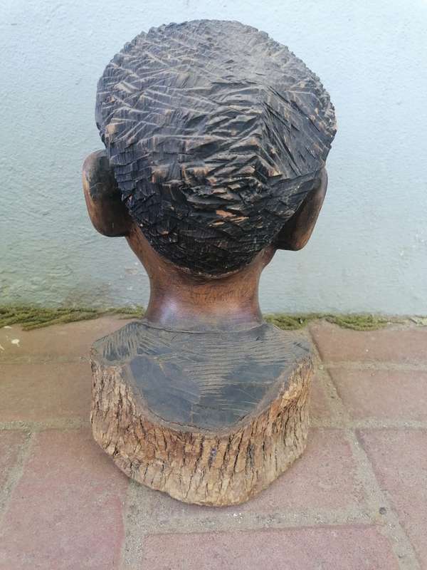 African wood carved figure