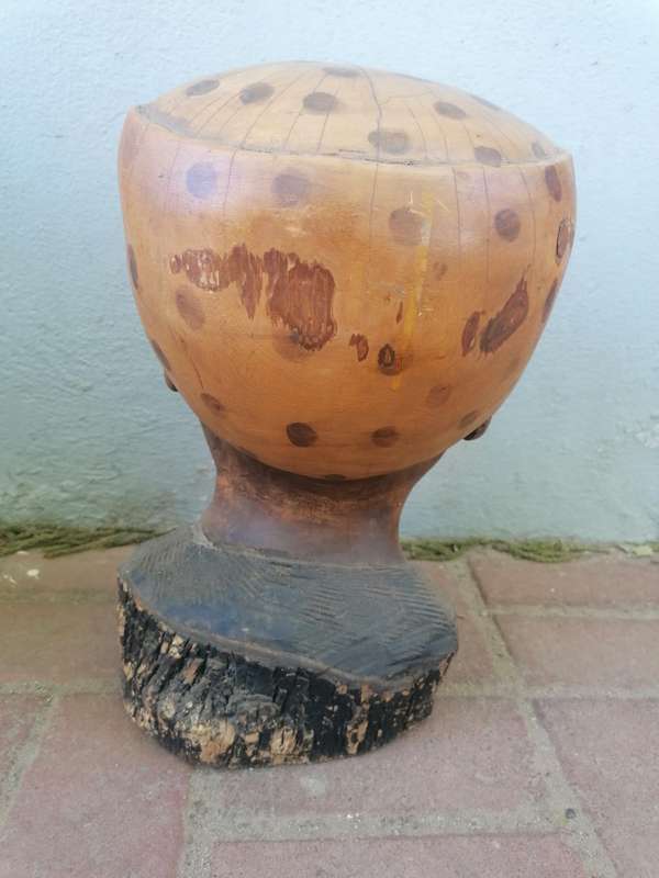 African wood carved figure