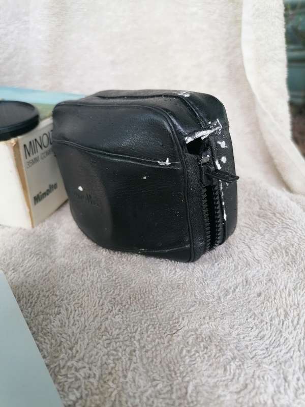MINOLTA HI-MATIC 35MM COMPACT CAMERA WITH BOX