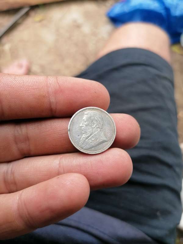 1896 ZAR SIXPENCE