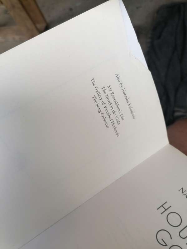 House of Gold Book by Natasha Solomons