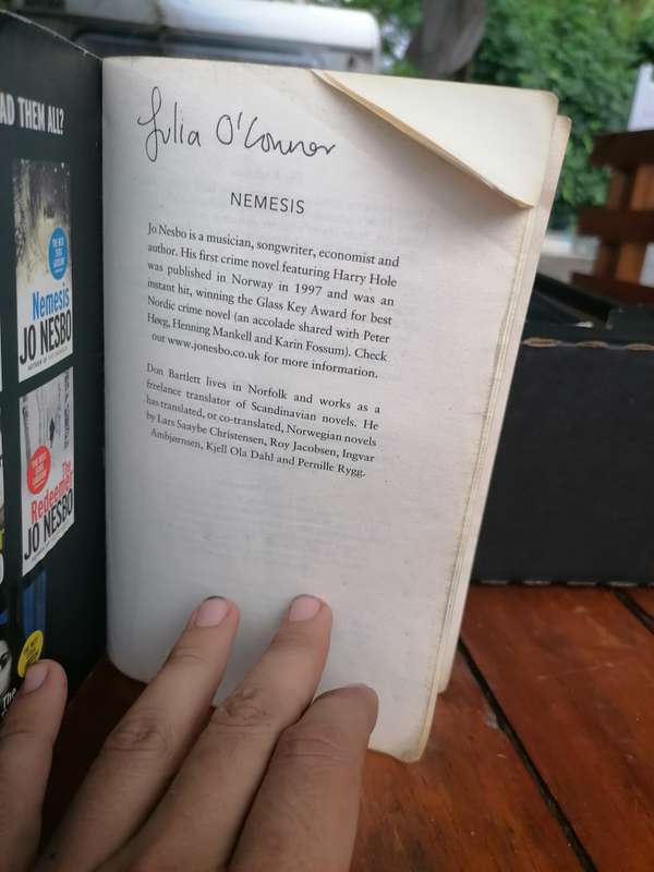 Nemesis Novel by Jo Nesbø