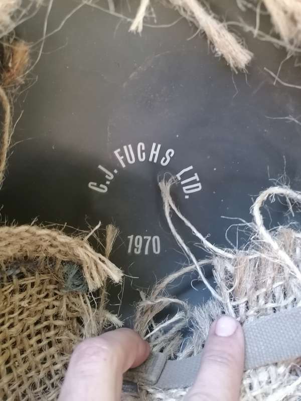 `C.J.FUCHS LTD 1970 BORDER WAR HELMET