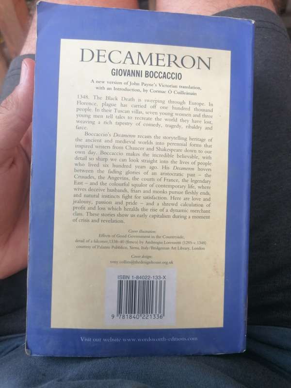 The Decameron Book by Giovanni Boccaccio