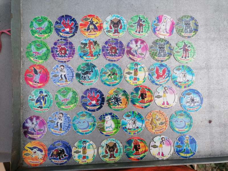 Rare find digimon tazo lot 42