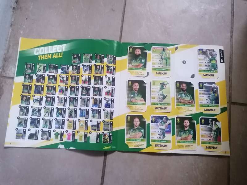 Pick n pay cricket card collection. Complete