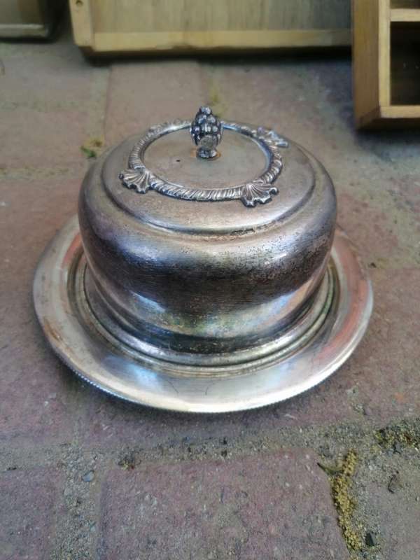 Antique butter dish