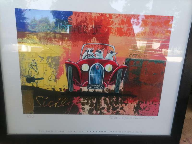 Frans groenewald signed print