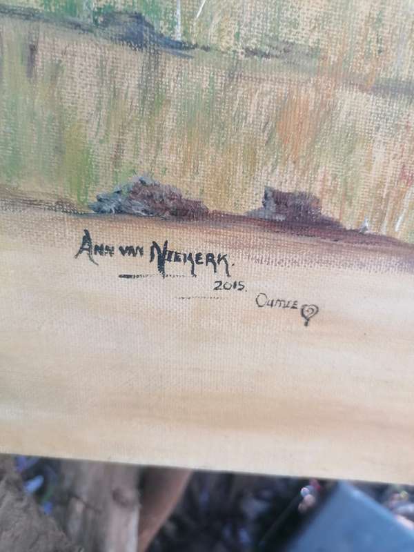 Original Ann van niekerk painting
