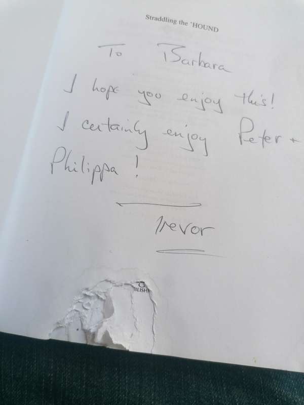 Straddling The 'Hound: The Curious Charms of Long-Distance Bus Travel Book by Trevor Watson signed