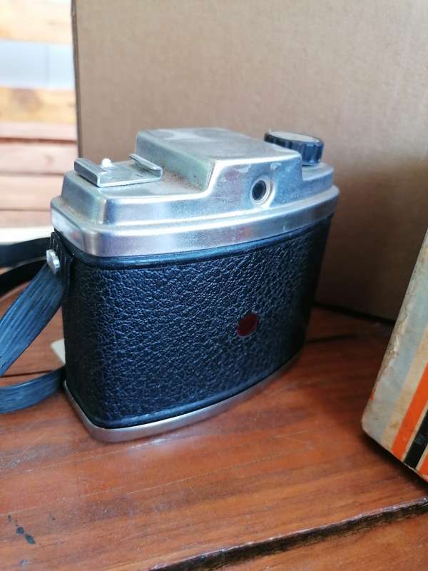 Vintage Empire Junior film camera - 1960`s  with box. Untested