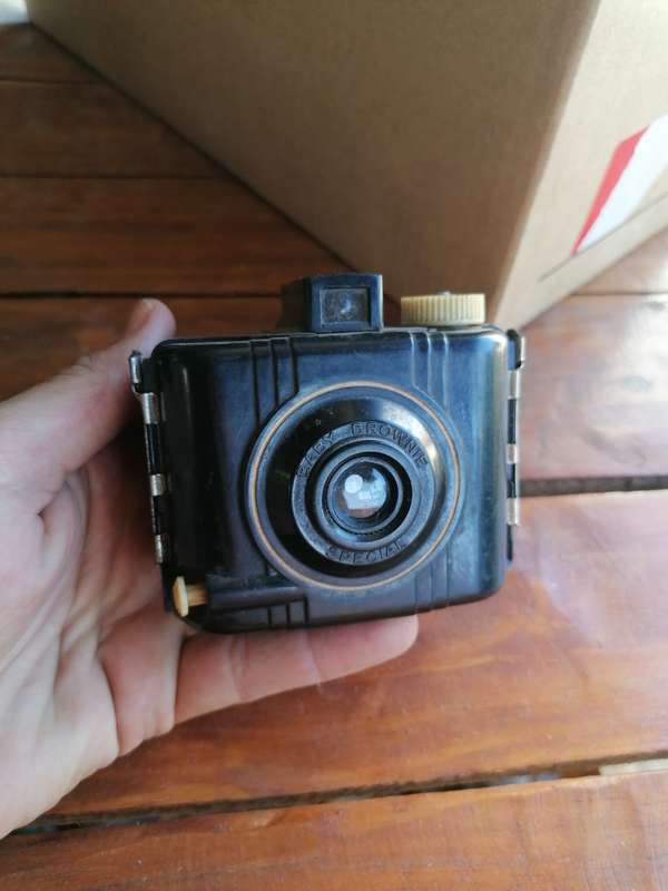 Vintage 1940's Kodak Baby Brownie Special Film Camera. Not tested