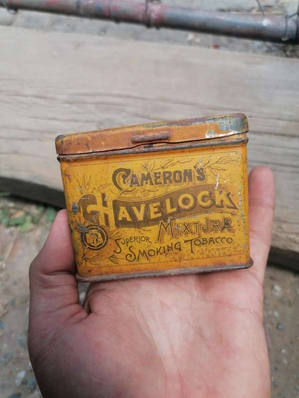 CAMERONS HAVELOCK SUPERIOR SMOKING MIXTURE c1930 BRIT AUSTRALASIAN TOB 4 OZ TIN