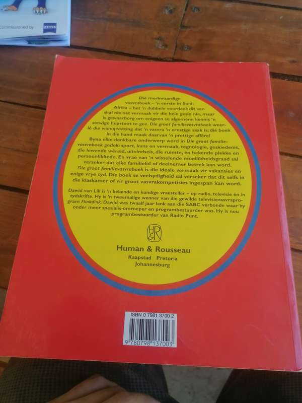 Die Groot Familie Vasvra Boek - DAWID VAN LILL