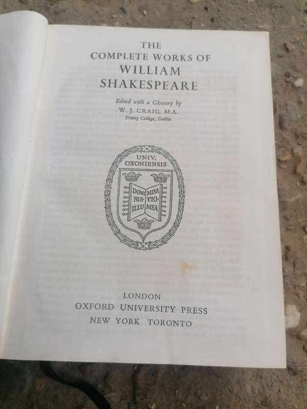 Shakespeare's works oxford