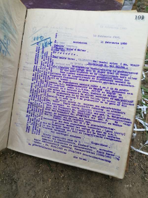 4 x south african letter books from the 1920s and 30s