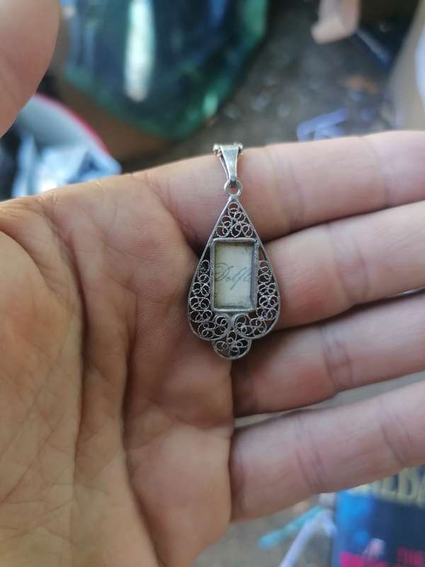 Vintage DELFT silver necklace