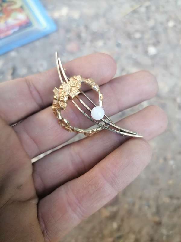 Vintage 14ct Rolled Gold K&L Stamped Brooch
