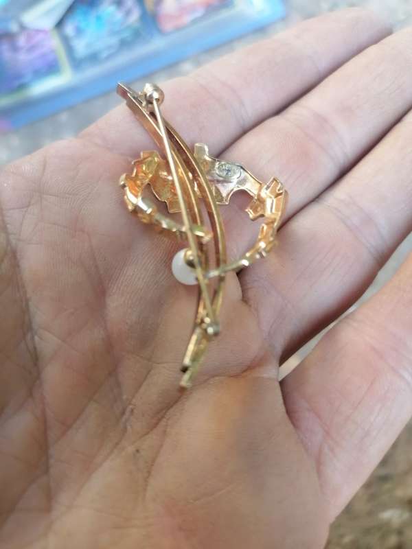 Vintage 14ct Rolled Gold K&L Stamped Brooch