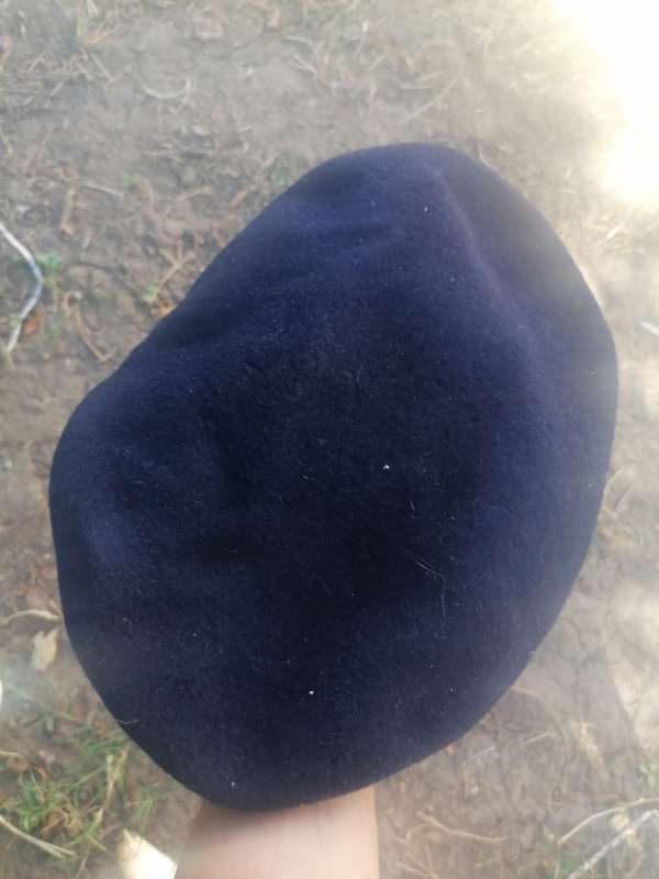 boy scout beret with badge