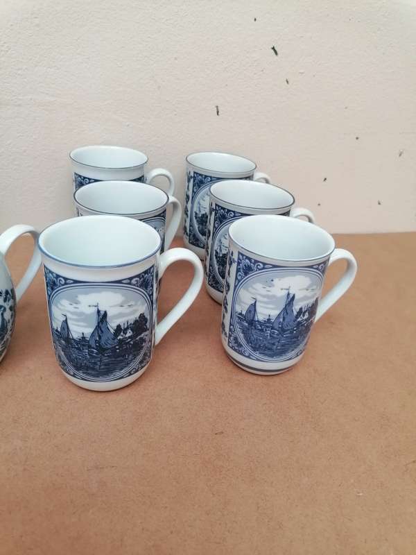Delft blauw Holland coffee set