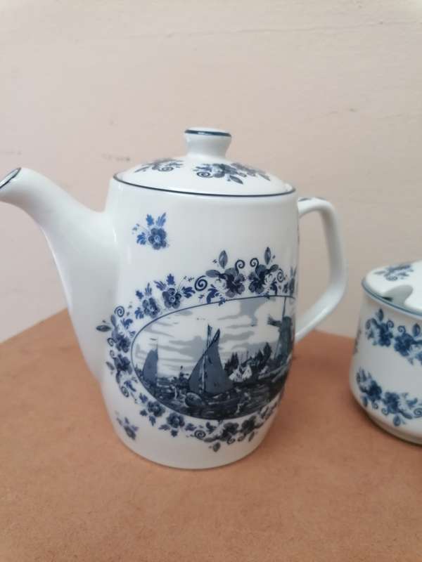Delft blauw Holland coffee set