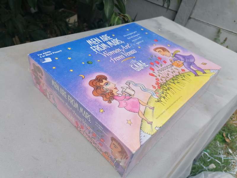 Still unused board game "Mattel Men Are From Mars Women Are From Venus Adult board game "