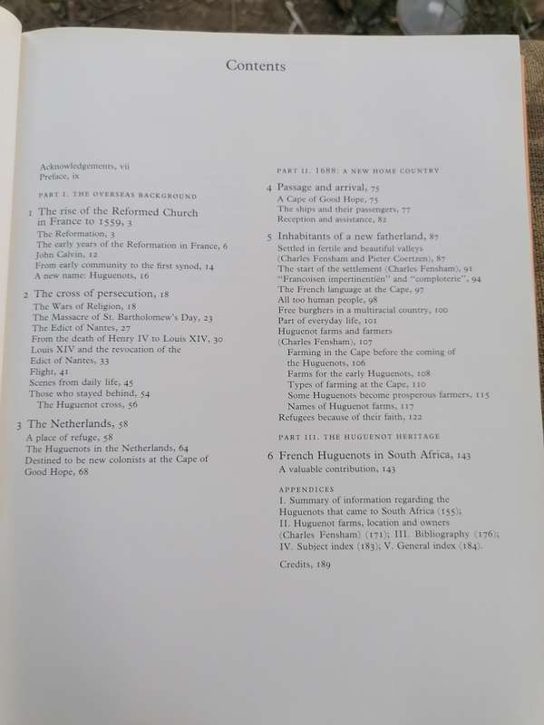 The Huguenots of South Africa 1688-1988