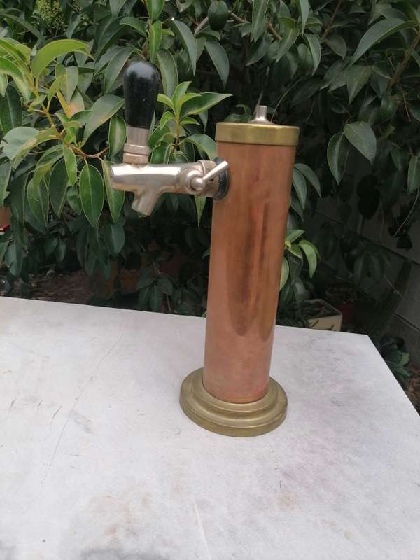 Vintage copper Beer Tower Bar Tap
